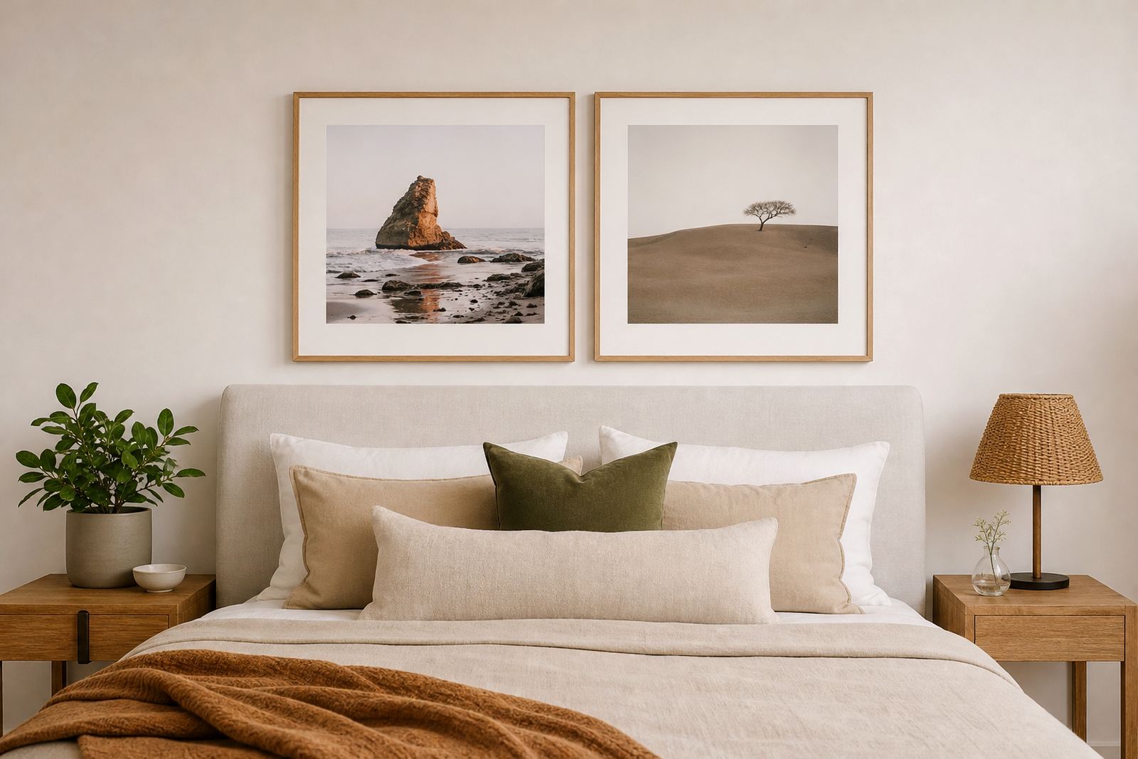 Bedroom Art Framing