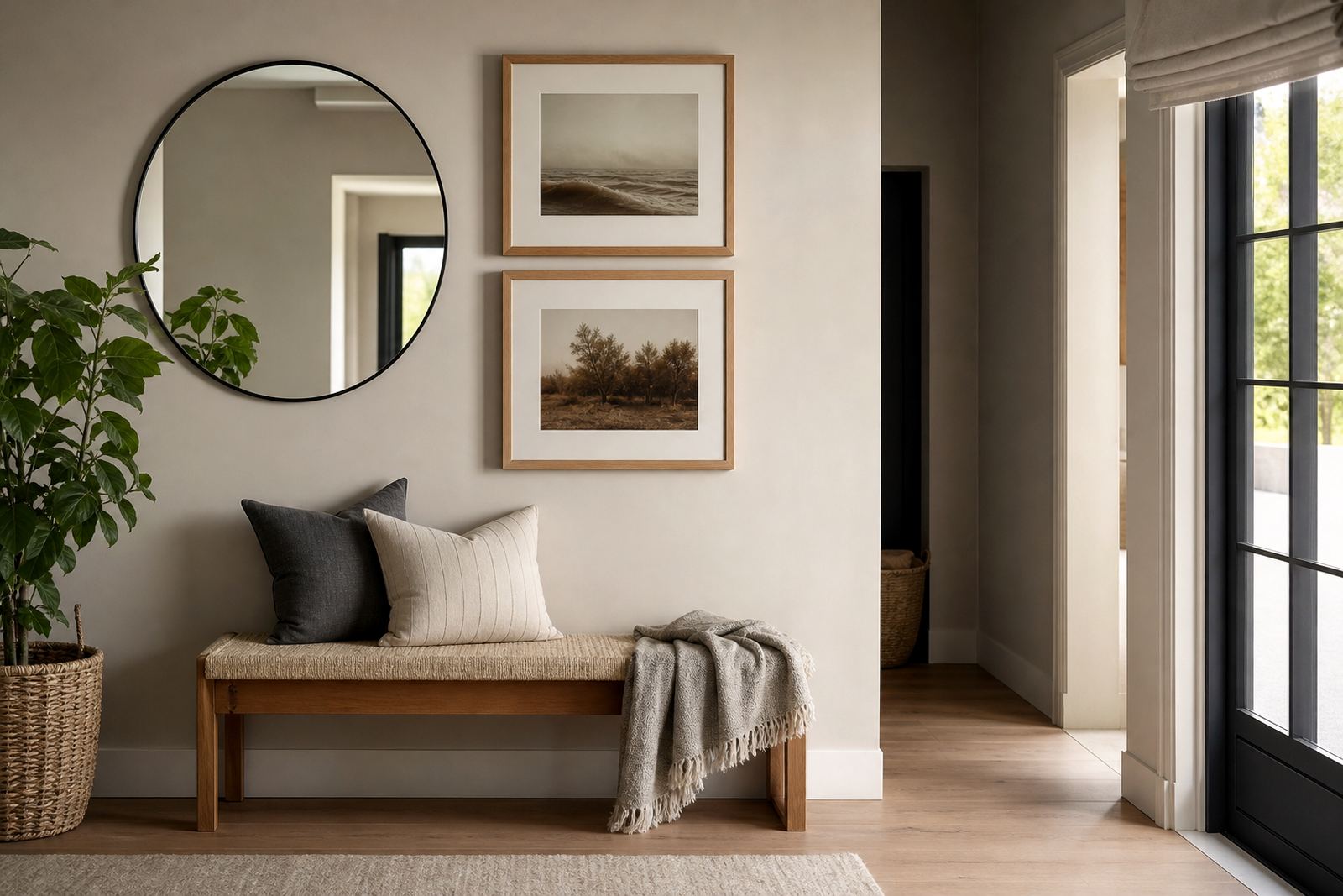 Entryway Frame Styling