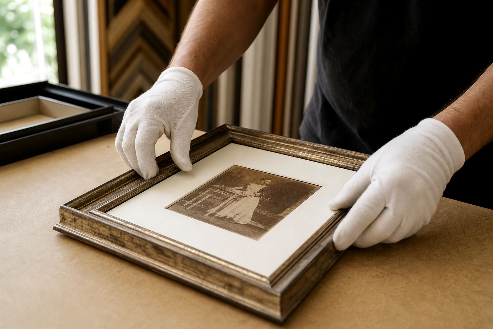 Framing Family Heirlooms