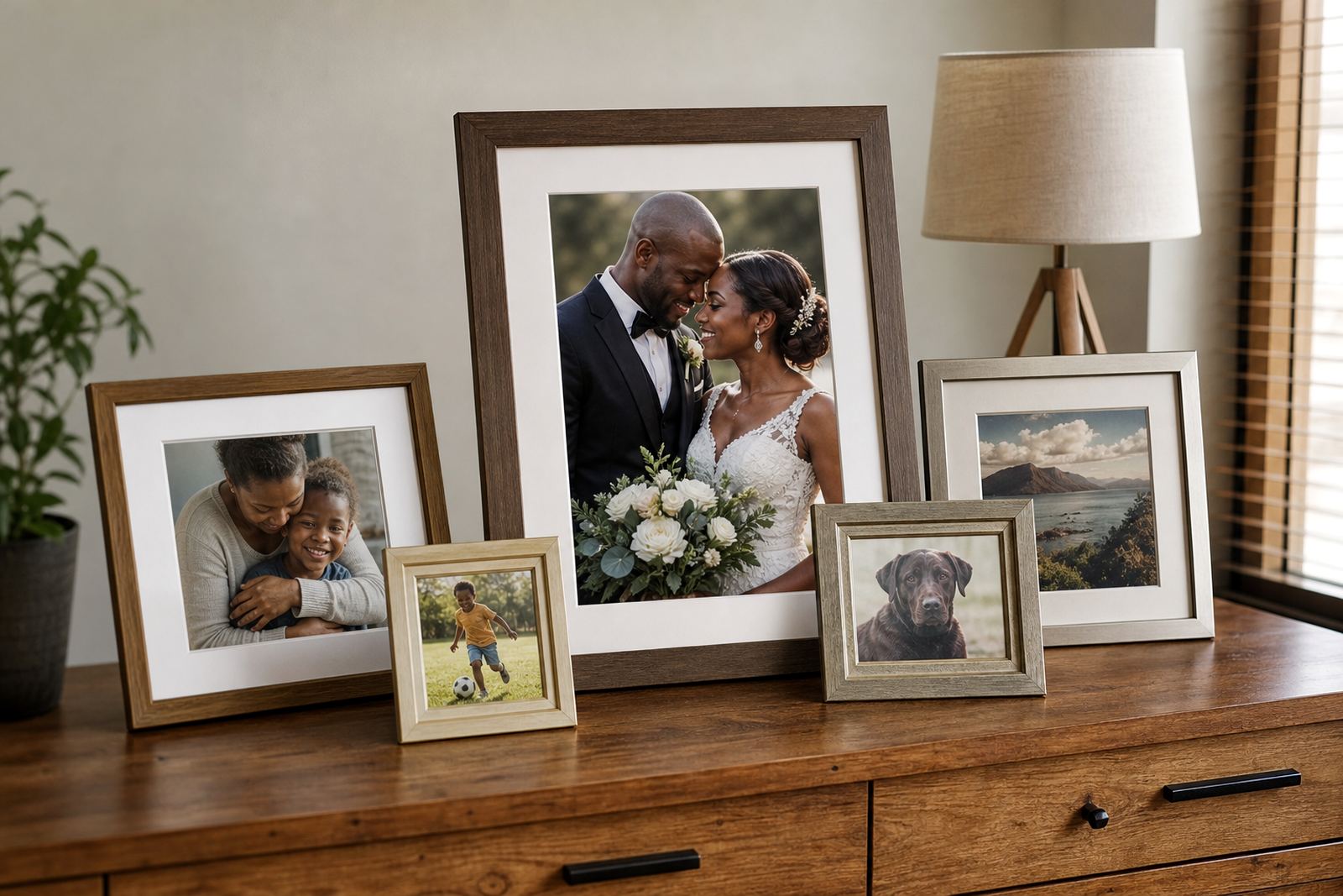 Framing Wedding Photos